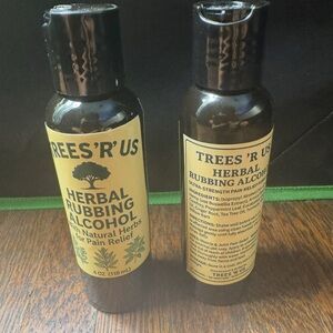 “TREES R US”  herbal rubbing alcohol  2PACK